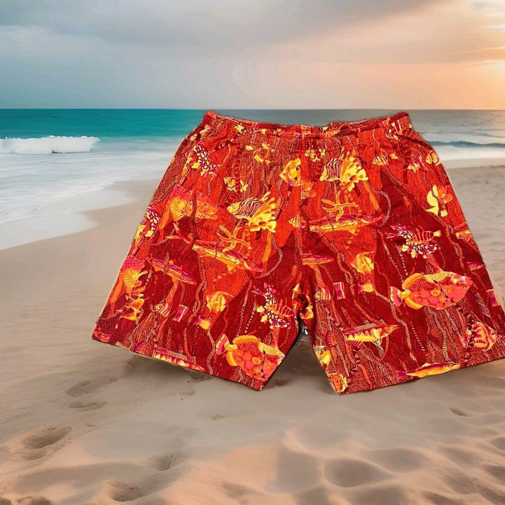 RARE COOGI SHORT MULTICOLOR SZ XL